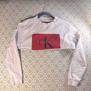 Calvin Klein Cropped Sweat Medium